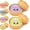 Glitter-purple+green, variant on 2PCS Dumpling Squishies Toys with Food Steamer,Colorful Squeeze Dough Fidget Sensory Stress Balls,Stretchy Hand Desk Toys for Stress Relief Squishies Dumpling Gifts,Pink&Yellow