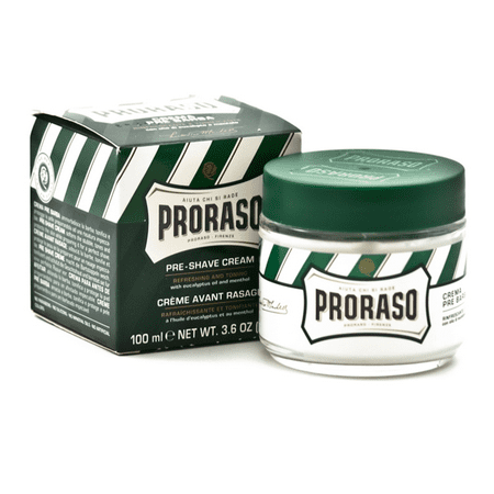 Proraso Pre Shaving Cream w/ Menthol & Eucolyptus 100 ml + Makeup Blender Stick, 12