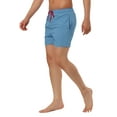 thumbnail image 5 of Unique Bargains Men's Summer Beach Shorts Mesh Lining Drawstring Waist Swim Shorts 32 Light Blue, 5 of 6