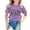 Purple, variant on Kids' Neon Graphic T-Shirt, 3D Game Print, Short Sleeve, Summer Cool Tops for 8-12 Years