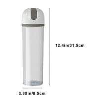 Pasta Storage Container Pantry Storage Container Airtight Spaghetti Food Jar with Lid Clear Kitchen Organizer Cereal Flour Rice Dispenser 12.4" Tall Airtight Food Jar