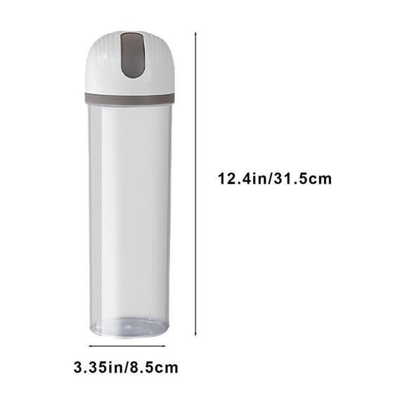 Pasta Storage Container Pantry Storage Container Airtight Spaghetti Food Jar with Lid Clear Kitchen Organizer Cereal Flour Rice Dispenser 12.4" Tall Airtight Food Jar