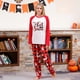 thumbnail image 3 of 2023 New Christmas Mother Father Kids Matching Pajamas Set Baby Dog Romper Letter Print Casual Soft Clothes Family Look Outfits, 3 of 3