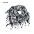 thumbnail image 2 of Bufanda militar a prueba de viento para hombres, Hijab musulmán, chal táctico Shemagh Delgado, bufandas Keffiyeh árabes, bufandas de algodón, moda negra, invierno, D015 Fivean unisex, 2 of 2