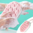 thumbnail image 2 of Cleansing loofah Bath Sponge, Magic Exfoliating Bath Sponge, Shower deep exfoliating Sponge, Rich Foam Bath Sponge, 3-Pack Large Size, 5.9x3.54x1.96", 2 of 4