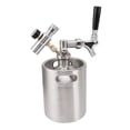 thumbnail image 1 of Mini Fût, Fût de Brassage en Acier Inoxydable 150PSI Régulateur de Pression pour Brassage Domestique, 1 of 8