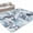 Gray, variant on Area Rugs 3'x5', Blue Turtle Coastal Carpet Runner Indoor Outdoor Rugs Home Decor Aesthetic, Nautical Summer Beach Starfish Coral Non Slip Mats Washable Accent Rug for Living Room Bedroom