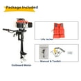 thumbnail image 2 of KUSINDOG 4-Stroke 4.0 HP Outboard Boat Motor with Pull Start, 2 of 5
