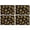Black Sunflower Green, variant on White Yellow Sunflower Pattern Summer Placemats Table Placemats Set Of 4-Linen Kitchen Washable Placemats Table Mats 11.8"x17.7" Non-Slip Heat Resistant