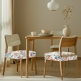 thumbnail image 4 of HELLHERO Lily Print Dining Chair Seat Covers, Anti Scratch Kitchen Chair Covers, Skin Friendly Dustproof Dining Chairs Seat Protector, 4 of 7