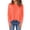 501_Orange, variant on Women's Pullover Sweater Autumn And Winter Solid Color Long Sleeve Sweater Women'S Casual Sweater Top, Women's Pullover Sweater XL