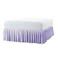 thumbnail image 4 of Home Soft Things Pleated Bed Skirt - 18" drop Length - Lavender Fog - Queen (60" x 80" + 18"), 4 of 5