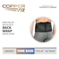 Copper Fit® Unisex Rapid Relief Back Support Brace with Hot/Cold