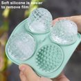 thumbnail image 2 of Ice Cube Mold Golf Ball Spherical Ice Mold Non-stick Flexible Silicone Ice Ball Maker for Home Kitchen Bar, 2 of 7