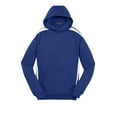 thumbnail image 5 of Sport Tek Teen Male Regular Sleeve Stripe Sweatshirt Tr Royal/White Small, 5 of 6