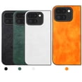 thumbnail image 3 of Allytechgroup Google Pixel 9 Pro Fold Case, PU Leather Slim Fit Minimalist Shockproof Anti-Scratch Drop Protection Back Case Cover for Google Pixel 9 Pro Fold, Orange, 3 of 6