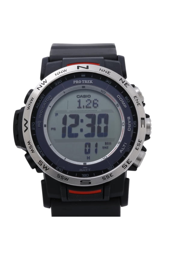 Pre-Owned CASIO Pro Trek Climber Line PRW351AJF Men's Digital Watch, Black Resin...