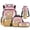 Cute Corgi, variant on Bulopur Math Capybara Kids School Backpack Set 4 Pcs Lightweight Kids School Bag with Lunch Box, Pencil Case and Water Bottle Cover for 9-12 Years Old
