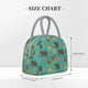thumbnail image 2 of Fotbe Cute Animals Bolsa de Almuerzo con Estampado, Lonchera Aislada, Contenedor de Comida Reutilizable Tipo Cooler a Prueba de Fugas, 2 of 6