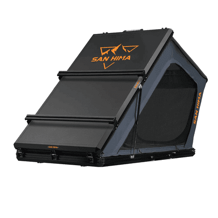 Durable Hardshell Roof Top Tent for Off-road 4WD 4x4 Vehicles - San Hima Kalbarri Gen 2 With Convenient Ladder Ideal for Camping