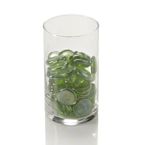 Eastland Flat Gem Vase Filler Green 18 Bags