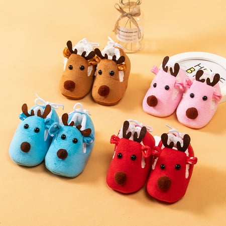 

Cathalem Toddler Girl Shoes 6 Baby Warm Shoes Warm Short Boots Shoes Fashion Printing Non Slip Size 12 Boy Shoes Coffee 10