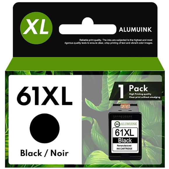 61 XL 61XL 1 Pack Black Ink Cartridge Replacement for HP Black Ink Cartridge Envy 4500 5530 5534 5535 DeskJet 1010 1000 Printer