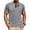 Mens Clothes Gray, variant on Mens Big & Tall Henley Shirt, Short Sleeve Shirts for Men Fall Casual Loose Fit Solid Color Button Up T-Shirts M-3XL
