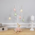 thumbnail image 3 of Northlight Fabric Pastel Easter Egg Ornament Decorations - 5.75" - Set of 6, 3 of 7