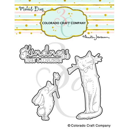 UPC: 0810043854986 | Colorado Craft Company Metal Die Set-Kindness First-By Anita Jeram