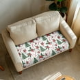 thumbnail image 2 of ZUXONGSY Christmas Sofa Cushion Cover Tree Candy Furniture Protection Cover Universal Sofa Seat Cushion Cover Spandex Couch Seat Cushion Slipcover Xmas Soft Seat Decor 50x27.5x9 in, 2 of 5