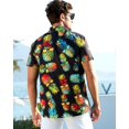 thumbnail image 4 of Lollipie Hawaiian Shirt for Men Short Sleeve Button Down Shirts Floral Tropical Holiday Beach Shirts, 4 of 7