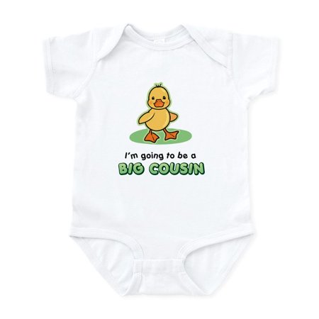 

CafePress - Big Cousin To Be Duck Infant Bodysuit - Baby Light Bodysuit Size Newborn - 24 Months