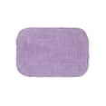 thumbnail image 2 of Home Weavers Radiant Collection Bathroom Rug 100% Cotton Bathroom Rugs Set, Washable Rug, Thick Soft & Absorbent bath Rug, Kitchen Mat, Bath Rug, Bath Floor Mat Non Slip, 17"x24" Rectangle, Purple, 2 of 9