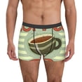 thumbnail image 1 of Fotbe Retro Cover For Coffee Calzoncillos Tipo Boxer con Bolsa de Soporte Total para Hombre, X-Temp Fresco, Transpirable y de Secado Rápido-Medium, 1 of 5