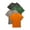 Black/Concrete/Loden Green/Apricot Crush, variant on Russell Athletic Boys Runner Tech Tee with Short Sleeves, 4-Pack, Sizes 4-18
