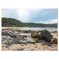 thumbnail image 2 of Pretty Beach with Small and Big Rocks - Large Seashore Canvas Print, 2 of 3