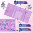 thumbnail image 3 of Billetera Disney Stitch Pequeña de Lona Trifold Porta Tarjetas, 3 of 7