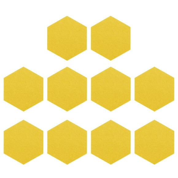 Paneles acústicos de 10 piezas Paneles de sonido hexagonal para grabar tablero de memo de estudio