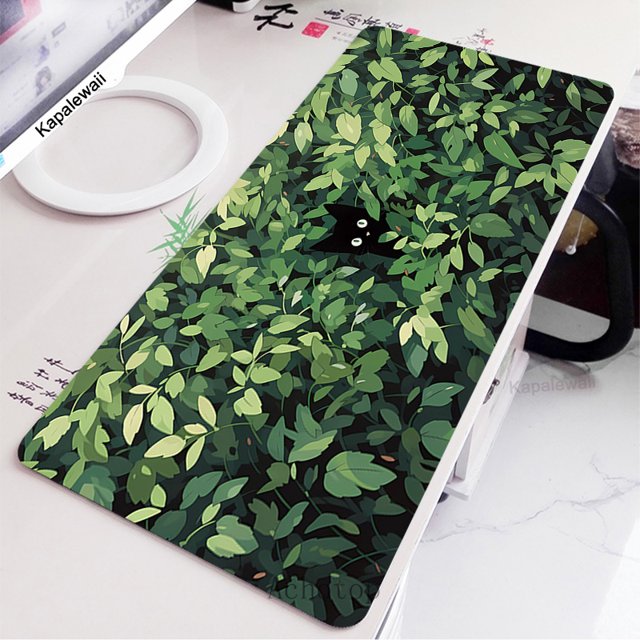 Alfombrilla de ratón bonita para Gamer Mause, alfombrilla de escritorio de oficina verde XL, alfombrilla de escritorio para ordenador 300x800, accesorios de oficina Kawaii
