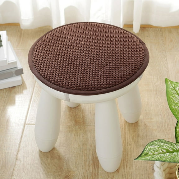 EazyTech Round Stool Chair Cushion with Thickening Flock Sponge Seat - Support for Office Dining Chair & Floor Sitting, Reading & Meditation - Diameter 16in Multi-Purpose Home Decor Gift Coffee