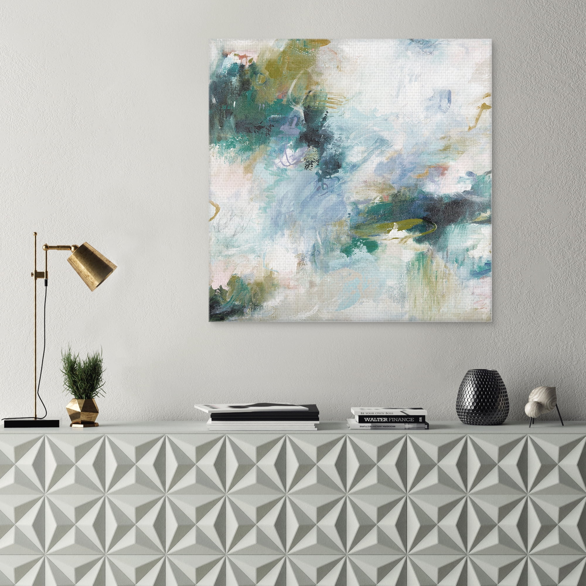 Masterpiece Art Gallery Endless Summer Series No. 2 Light Abstract by Hilma Koelman Canvas Art Print