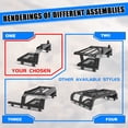 thumbnail image 6 of Modular Adjustable Full-size Pickup Roll bar Overland Bed Rack For Chevrolet S-10/GMC Sonoma/Chevy Colorado/GMC Canyon/Ford Ranger/Jeep/Toyota Tacoma Tundra/Nissan Frontier Titan, 6 of 12