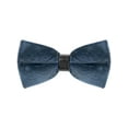 thumbnail image 1 of CORBATA DE PAPA INSPIRE CHIC de terciopelo ajustable pre-atada para prom, boda, esmoquin, talla única, azul oscuro, 1 of 4