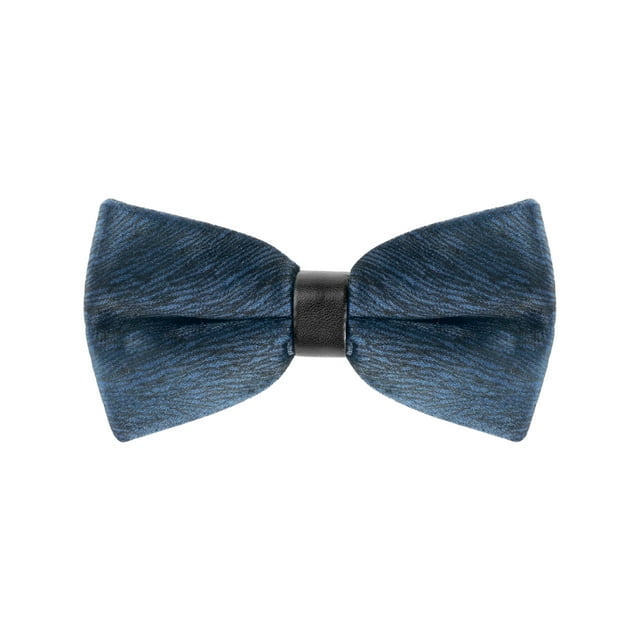 CORBATA DE PAPA INSPIRE CHIC de terciopelo ajustable pre-atada para prom, boda, esmoquin, talla única, azul oscuro