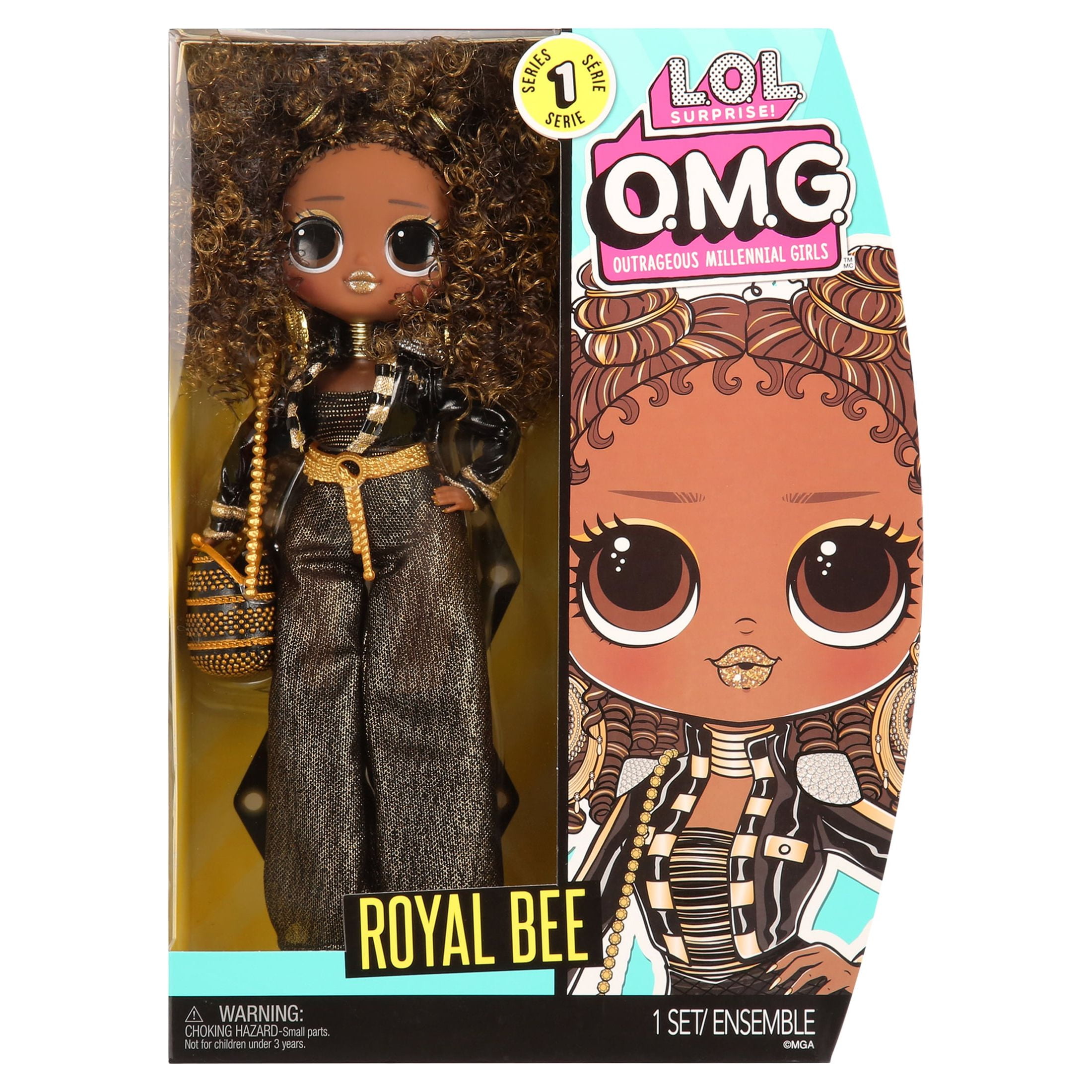 LOL Surprise OMG Royal Bee Fashion Doll With 20 Surprises, Great