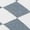 Theory Checkerboard Stormy Weather, variant on VANS U CLASSIC SLIP-ON UNISEX SNEAKERS - GREY - Theory Checkerboard Stormy Weather / Men 3.5 / Women 5 / Medium