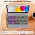 thumbnail image 3 of Funda con Teclado FUWANG para iPad 11" A16 10.9" 10ª Generación, 3 of 9