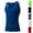 Blue, variant on Men's Athletic Compression Shirts Sleeveless Tank Top Workout Base Layer Sports Running Basketball Undershirts