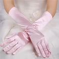thumbnail image 5 of Women's Long Opera Gloves, Ladies Satin Elbow Length Solid Color 1927s Gloves Mittens For Bridal Evening Historical Performance, Prom, Themed Parties, 5 of 5